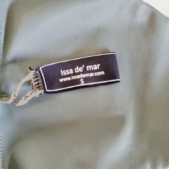 Issa De Mar Leila Sage Green Triangle 2pc string Bikini Swim Suit S/M (A-9) - Picture 9 of 14